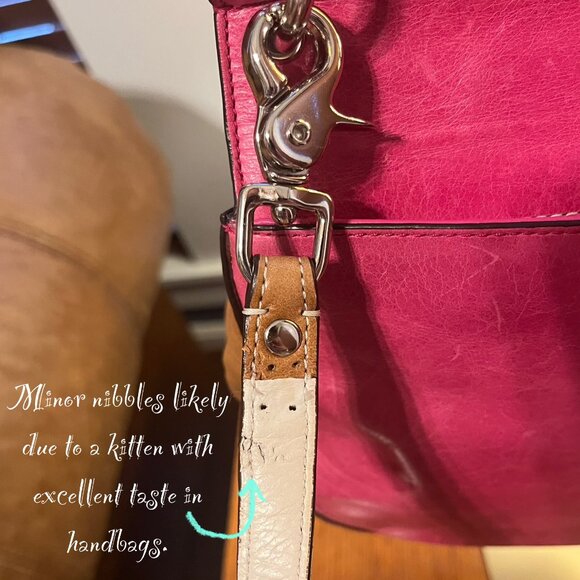 COACH Willis Leather Bag in Pink Colorblock w/ LTD. Edition Legacy Lining 19031 - Picture 14 of 16